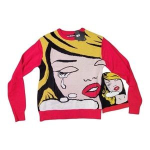 Ugly Christmas Sweater & beenie sz Various